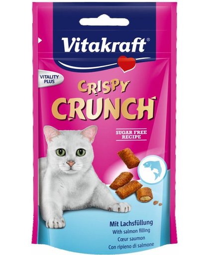 Vitakraft Crispy Crunch - Zalm/Kip/Mout/Pepermunt  - 60 g
