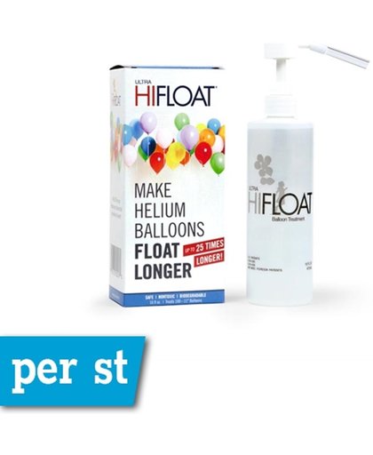 Hi-Float Ballonnen kit - helpt om je helium ballon tot 25 keer langer zweven