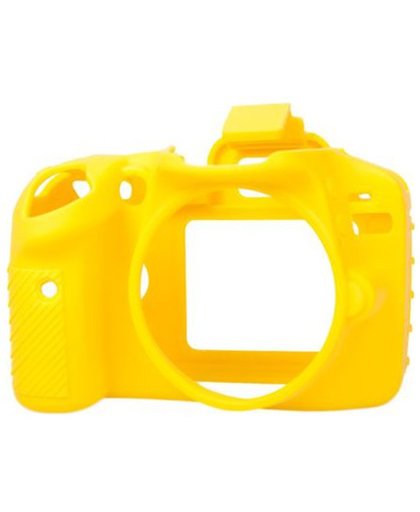 easyCover Silicone cover voor Nikon D7100 - geel