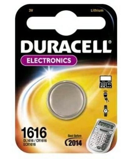 Duracell 1616 Lithium 3V niet-oplaadbare batterij