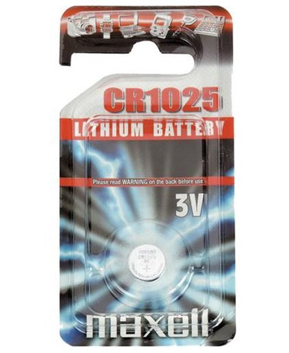 Maxell CR1025 3v Lithium Batterij