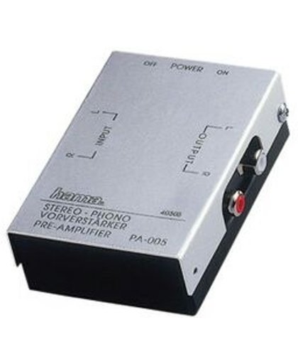 Hama Stereo-phono-voorversterker "PA 506", met netadapter 230 V/50 Hz
