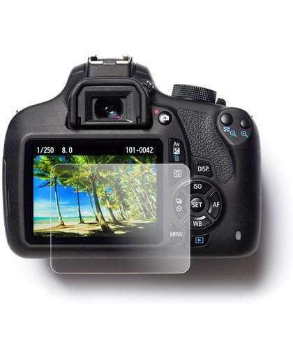 easyCover gehard glas screenprotector voor de Canon 1300D/Rebel T6