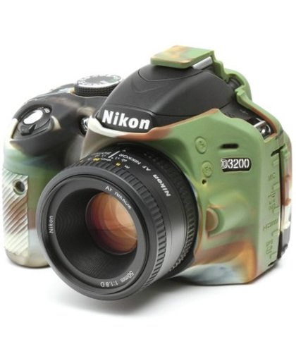 easyCover Silicone cover voor Nikon D3200 - camouflage