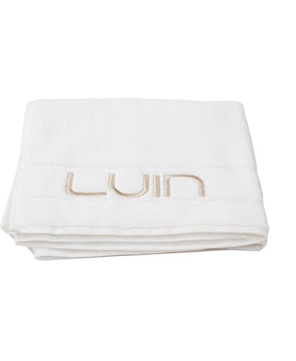 LUIN SPA – Badmat – 50 x 80 cm Wit – 100% hoogwaardig katoen – 800 gr/m²