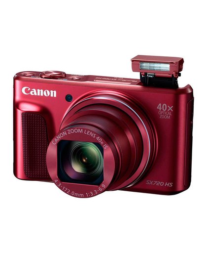 Canon PowerShot SX720 HS Compactcamera 20,3 MP 1/2.3" CMOS 5184 x 3888 Pixels Rood