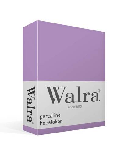 Walra Percaline katoen hoeslaken Lits-jumeaux (180x200 cm)