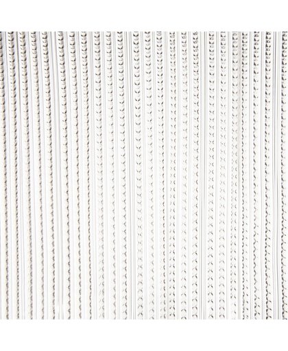 Vliegengordijn/deurgordijn grijs transparant 93 x 220 cm Transparant