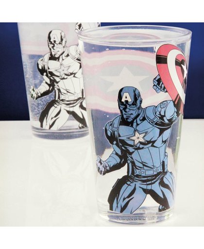 Marvel Avengers kleurveranderend glas - Captain America