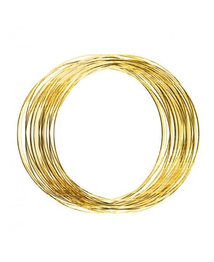 Vegaoo 50 gouden armbanden voor dames One Size