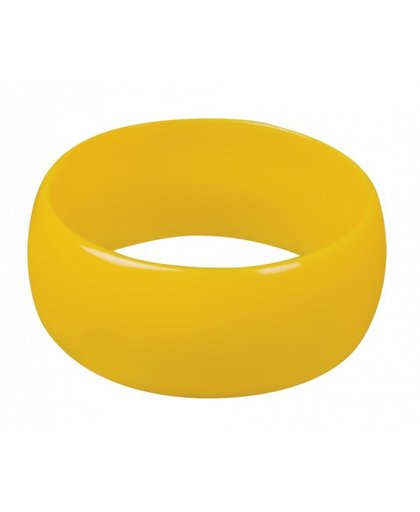 Vegaoo Gele brede armband voor vrouwen  One Size