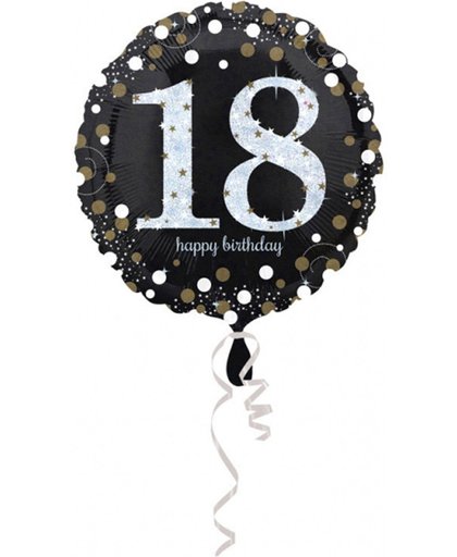 Vegaoo 18 jaar Happy Birthday ballon One Size