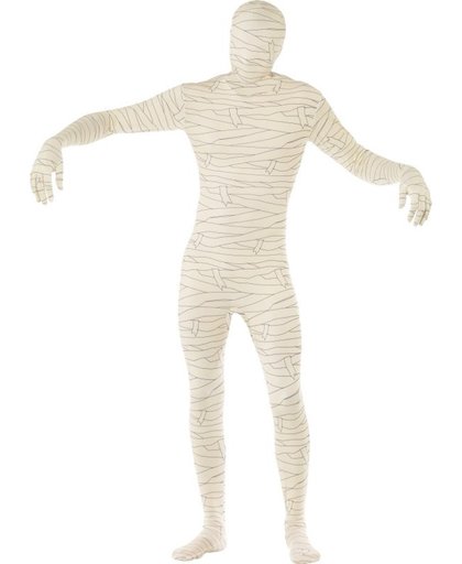 Vegaoo Mummie Tweede huid voor volwassenen Halloween kleding L