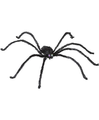 Vegaoo Gigantische spin met lichtgevende ogen Halloween  One Size