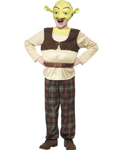 Vegaoo Groene Shrek kostuum voor jongens  104/116 (4-6 jaar)