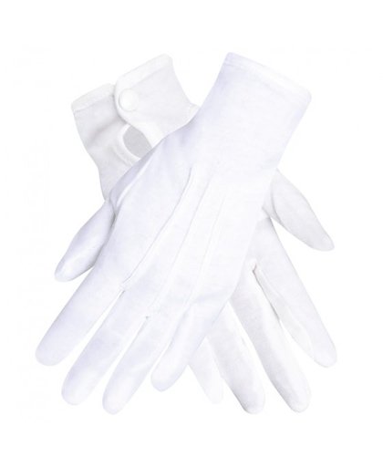 Vegaoo Witte handschoenen voor volwassenen XL