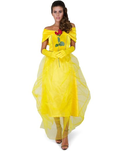Vegaoo Gele prinses kostuum voor vrouwen S