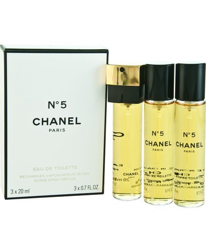 Chanel NÂ°5 Geschenkset 3 x 20ml EDT Navulling