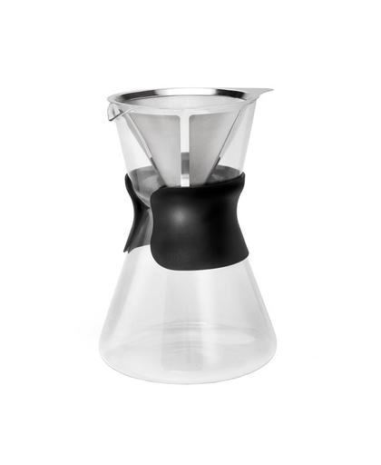 Leopold Vienna Slow Coffee Maker Lento 880ml, RVS permanent filter