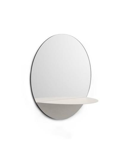 Horizon Round spiegel wit