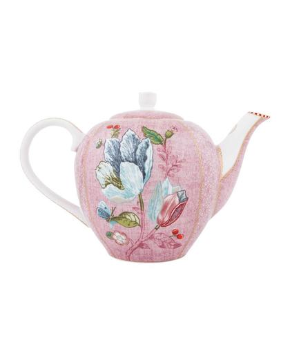 Pip Studio Spring to Life Theepot - Roze 1,6 L