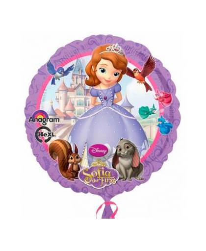 Prinsesje sofia folie ballon met helium