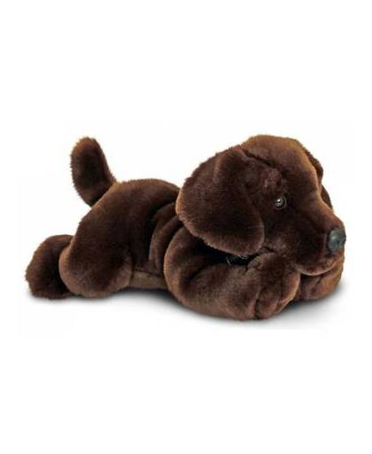 Keel toys pluche labrador hond bruin 35 cm