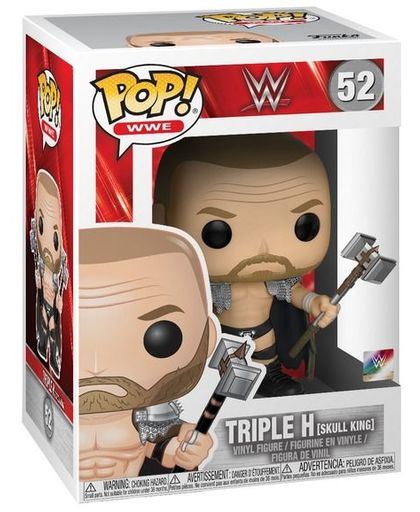 WWE Triple H (Skull King) (kans op Chase) Vinylfiguur 52 Verzamelfiguur standaard