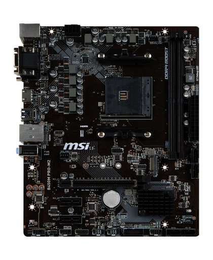 MSI B450M PRO-M2 Socket AM4 AMD B450 micro ATX