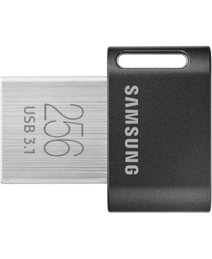 Samsung MUF-256AB 256GB 3.1 (3.1 Gen 1) USB-Type-A-aansluiting Zwart, Roestvrijstaal USB flash drive