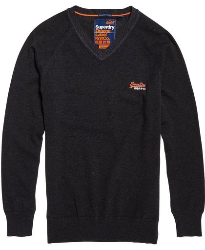Superdry Orange Label Crew Sweater  Sporttrui casual - Maat XL  - Mannen - grijs