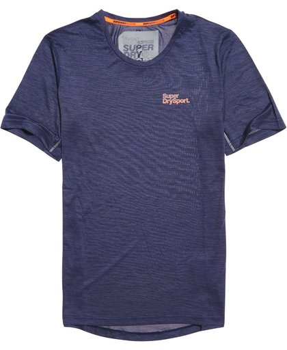 Superdry functioneel shirt active training Navy-l