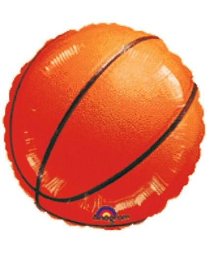 Vegaoo Folie ballon basketbal  One Size