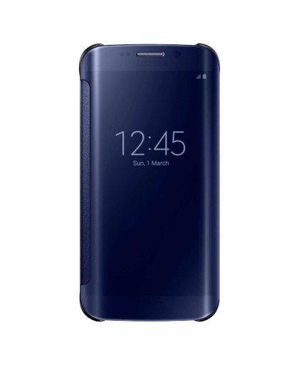 Samsung Clear View Cover Hoes Blauw