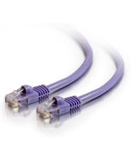 C2G 7m Cat5e 350MHz Snagless Patch Cable netwerkkabel Paars