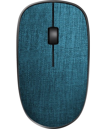 Rapoo 3510 Plus draadloze muis | Stoffen variant | Optisch | links- als rechtshandig ontwerp | 1000 DPI | blauw