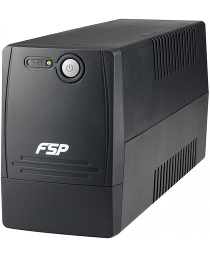 FSP/Fortron FP 600 600VA 2AC outlet(s) Toren Zwart UPS
