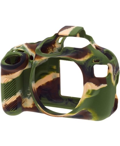 easyCover Silicone cover voor Canon 1200D – camouflage