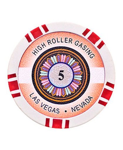 Poker chips high roller waarde 5