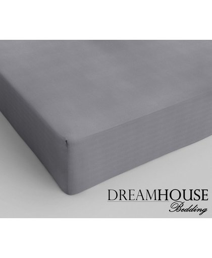 Dreamhouse Bedding Hoeslaken - Tweepersoons - 160 x 200 cm - Grijs