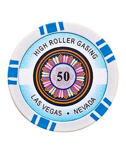 Poker chips high roller waarde 50