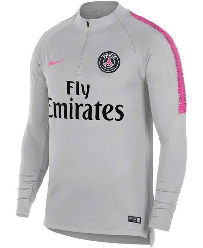 Nike Paris Saint-Germain Dry Squad Drill  Sportshirt performance - Maat S  - Mannen - grijs/roze