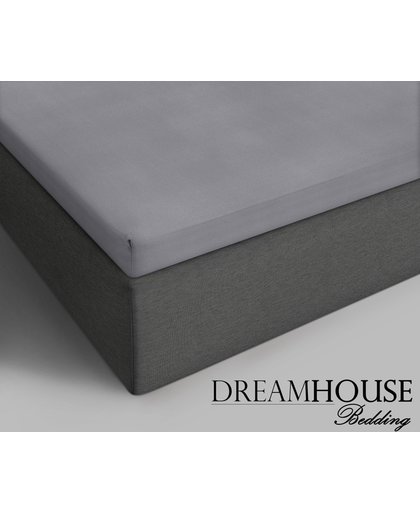 Dreamhouse Bedding - Topper Hoeslaken - Katoen - 90x220 cm - Grijs