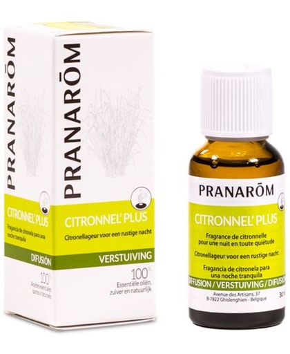 Pranarôm Citronnel'plus verstuivingsmengsel essentiële oliën (30 ml)