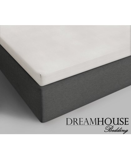 Dreamhouse Bedding - Topper Hoeslaken - Katoen - 90x220 cm - Creme