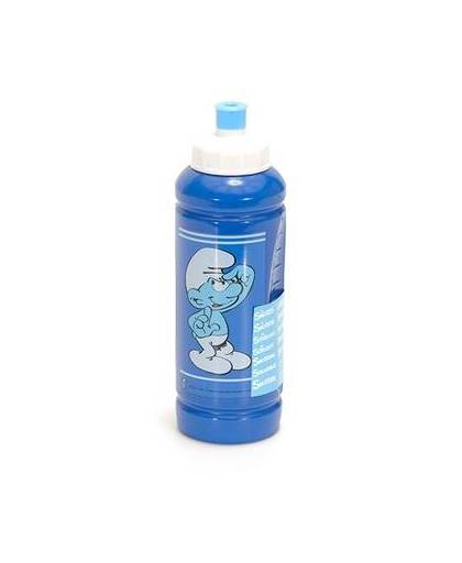 Smurfen bidon blauw - 450 ml - schoolbeker