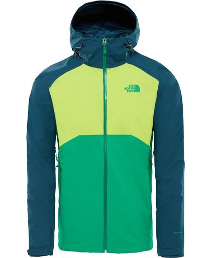 The North Face Stratos Jas - Heren - Primary Green/lime Green/kodiak Blue