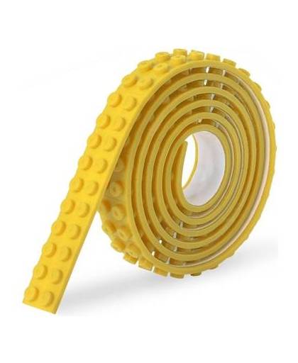 Sinji stick & brick tape 100 cm geel