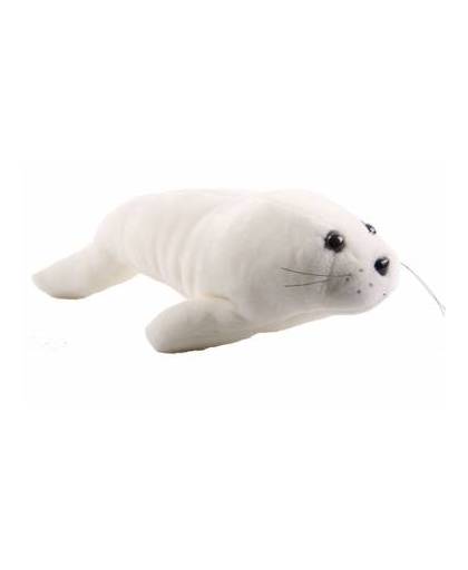 Pluche witte zeehond 30 cm