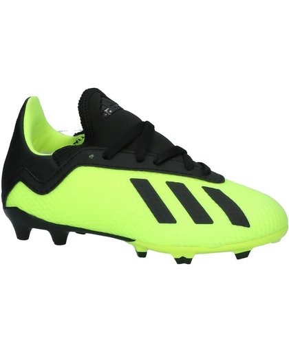 adidas - X 18.3 Fg J - Voetbalschoenen - Jongens - Maat 33 - Geel;Gele - Solar Yellow/Core Black